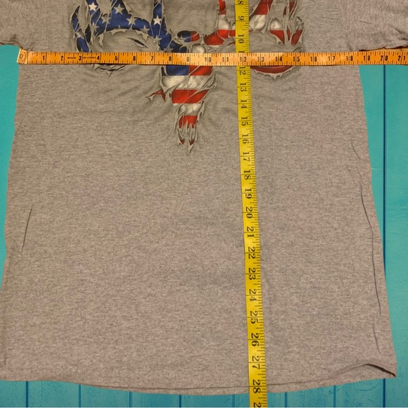 Bone Collector Brand Hunting Logo Shirt Real Tree Skull Stand For Flag Freedom - Picture 6 of 6